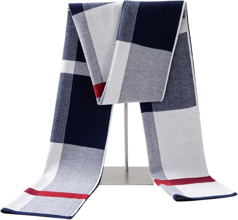 Lallier Men's Merino Wool Scarf, Long Winter Neckwear with Gift Box - Image 1
